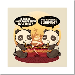 Panda's Life - Funny pandas Posters and Art